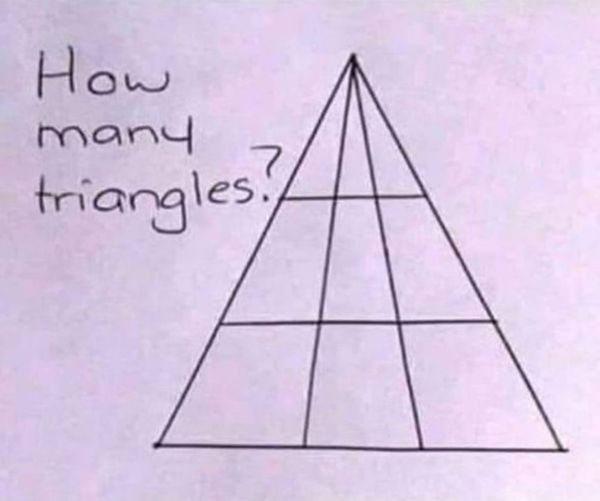 How Many Triangles are There in This Image?