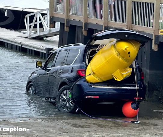 Couple rescued by restaurant staff after driving into water at South Carolina marina