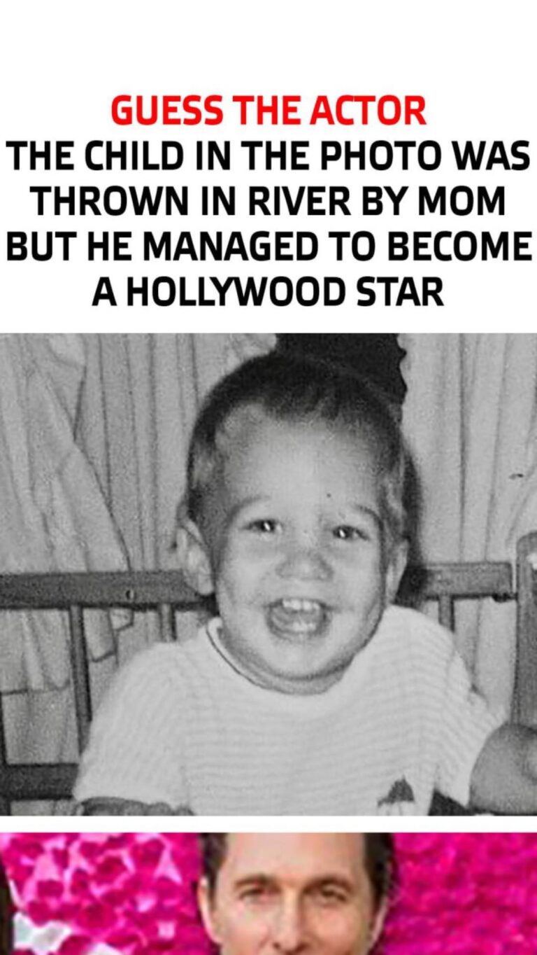 The Child in the Photo Was Thrown in the River by Mom: Despite this, he grew up to become a Hollywood star!