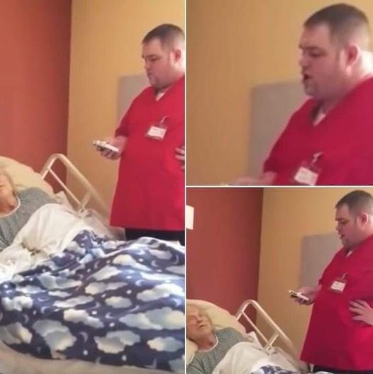 Dying woman tells nurse final wish, he pulls device out of his pocket to grant her it