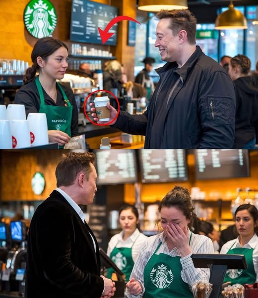 Elon Musk overhears a Starbucks worker’s struggles to purchase a gift for her daughter